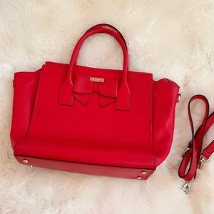 Kate Spade red purse with bow